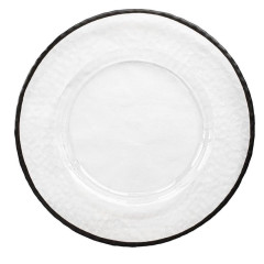 Charger plate with black rim «Axola» 34 cm