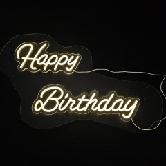 Неон жазуы «Happy Birthday»