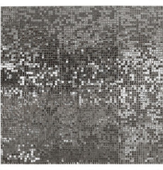 Wall made of silver sequins 2.4x2.4 m