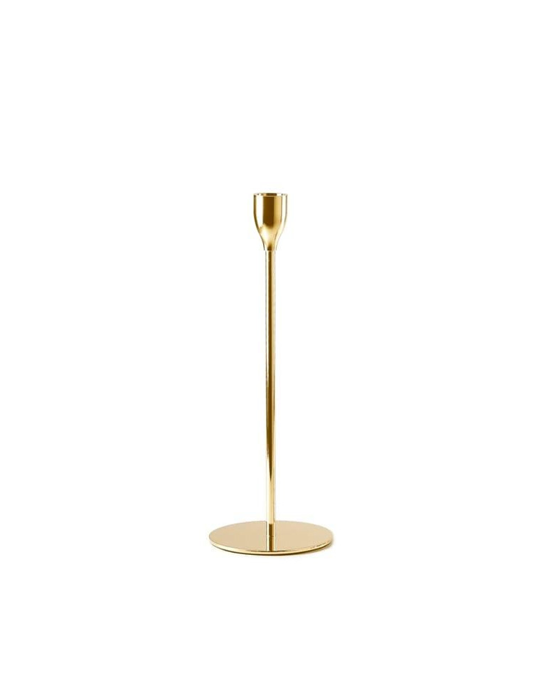 Candle holders «Ellans» 29 cm gold — 1