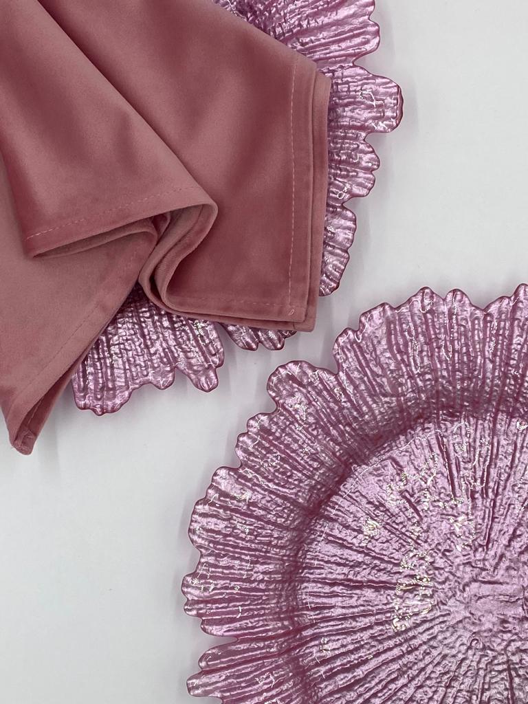 Charger plate «Monako» lilac 33 cm — 3