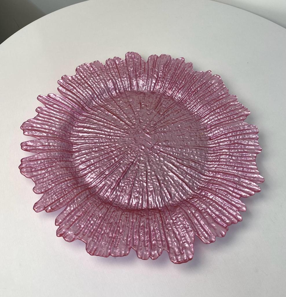 Charger plate «Monako» lilac 33 cm — 4