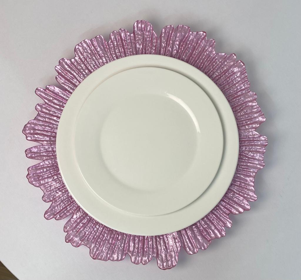 Charger plate «Monako» lilac 33 cm — 5
