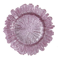 Charger plate «Monako» lilac 33 cm