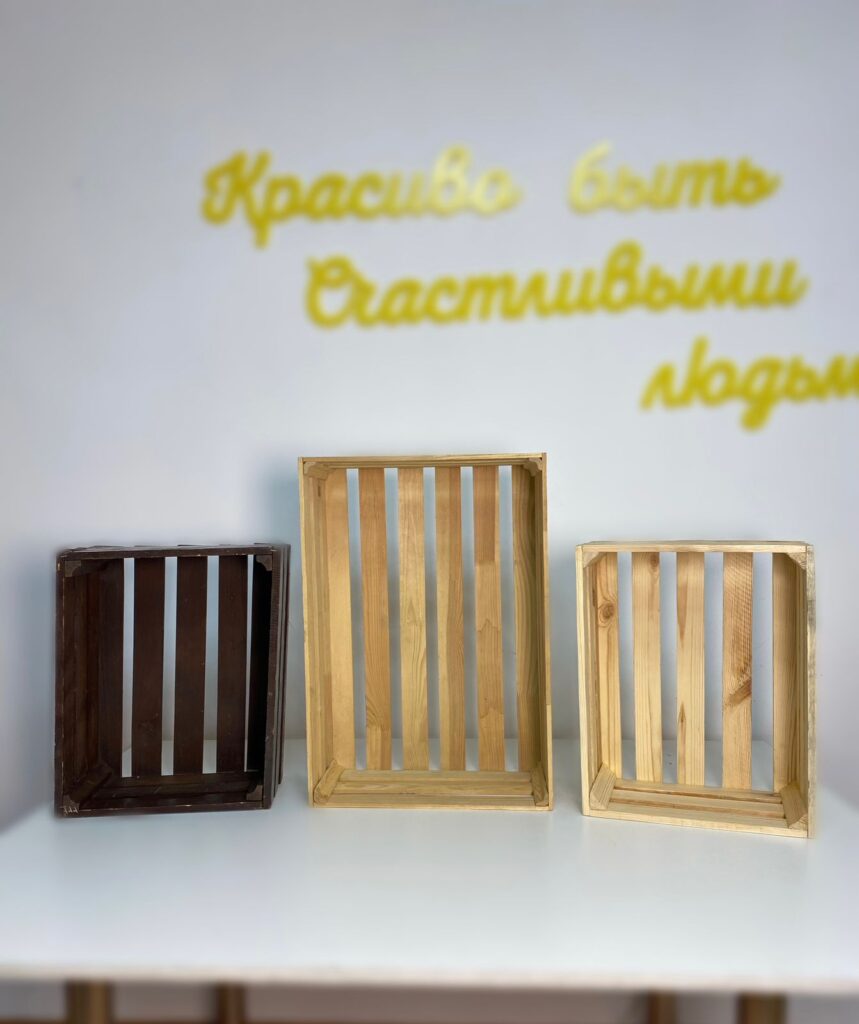 Деревянные ящики 60х42х21см — 5