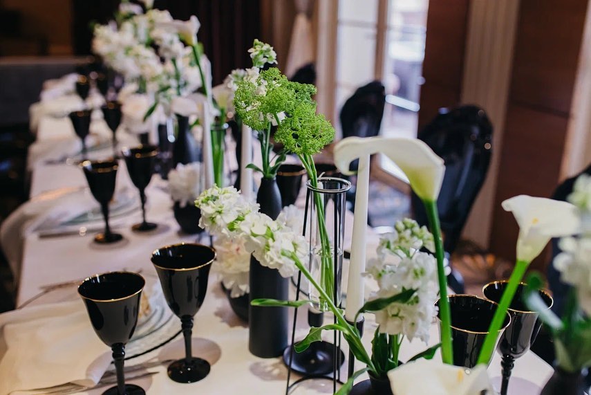 Vase «Kerama» 33 cm black — 2