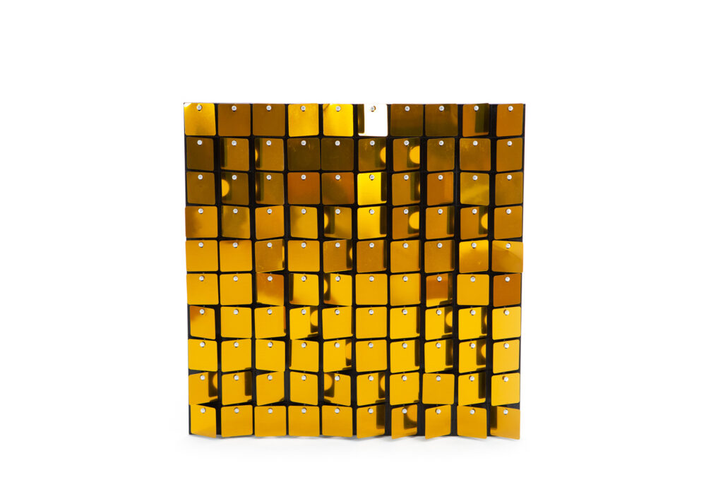 Стена из золотых пайеток 2.4х2.4м — 4