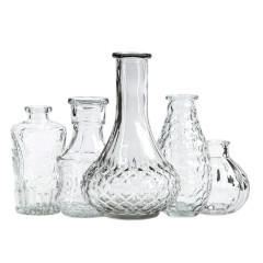 Set of small vases for a single flower «Shormi»