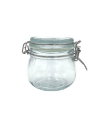 Small jar glass with lid 11 cm