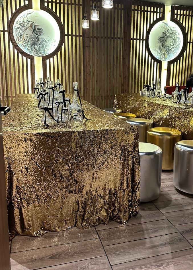 Пуф «Ролл» серебро (космос) — 10