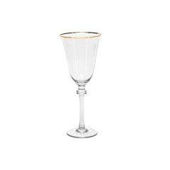 Glass «Dzhimbo» transparent with zolotym kantom 270 ml