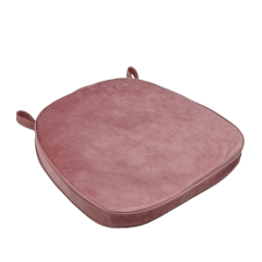 Chair cushions pink velour