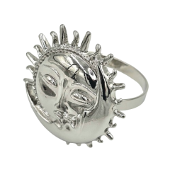 Napkin rings «Gelios» silver