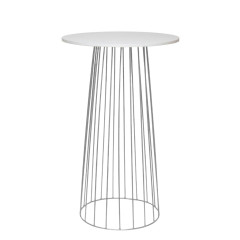 Tables kokteylnye «Oskar» belo-serebristye