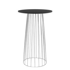 Tables kokteylnye «Oskar» chyorno-serebristye
