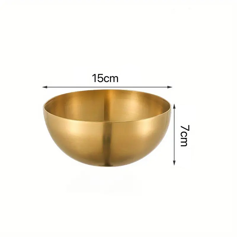 Тарелки «Brass» 15 см металлические — 2
