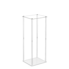 Transparent rectangular stands (akrilovye) 80 cm 25 x 25