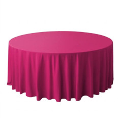 Tablecloths pink fuksiya round (petek) 3.4 m