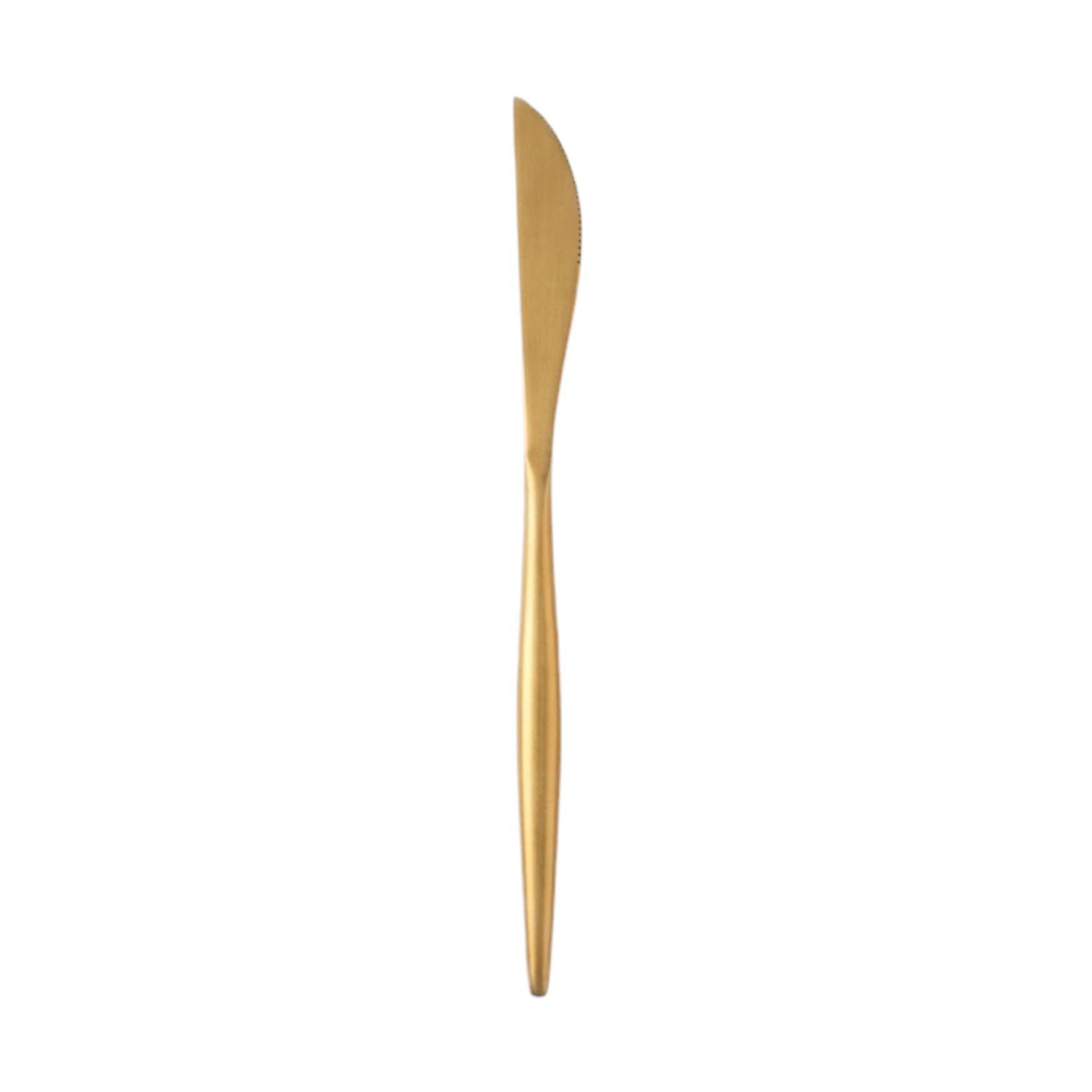 Knife «Beyker» matte gold 22 cm — 1