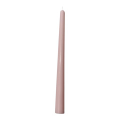 Paraffin candle 25 cm — soft pink