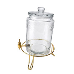 Drink dispenser «Miranda» with lid 5l on stand