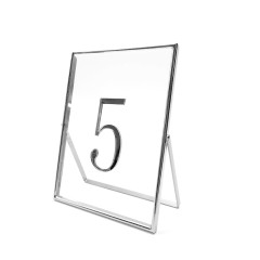 Table numbers for tables «Delicate» silver 20x15 cm