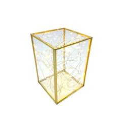 Florarium «Yuta» gold
