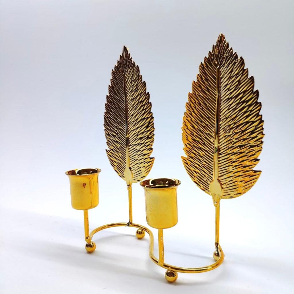 Подсвечники «Leaf» 18 см — 2