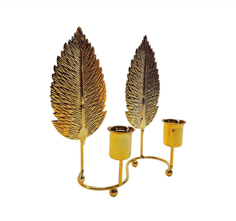 Подсвечники «Leaf» 18 см — 1