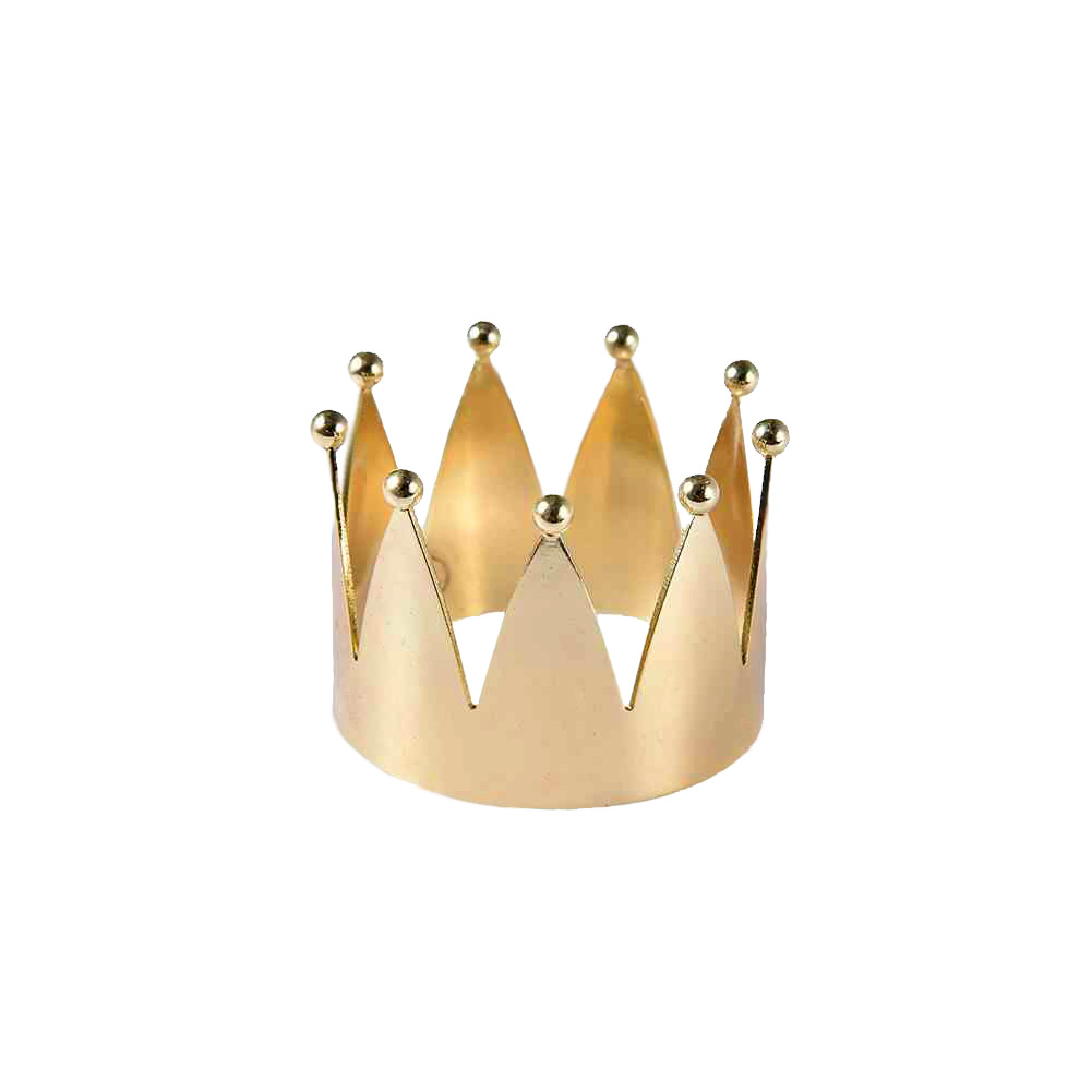 Кольцо для салфеток «Crown» золото — 1