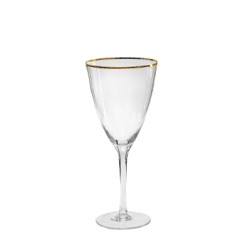 Glasses «Atlant» transparent with rim for wine
