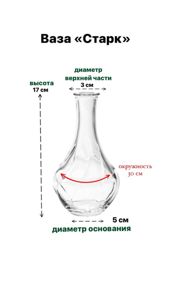 Ваза «Старк» 17 см — 2