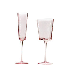 Glasses «Evans» pink set
