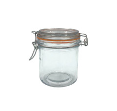Small glass jar with lid 10 cm