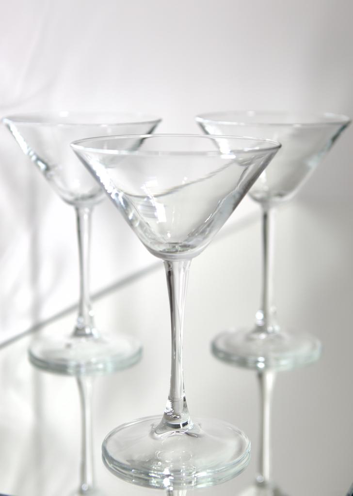 Transparent martini glass — 3