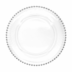 Charger plate «Bubbi» (silver) 32 cm